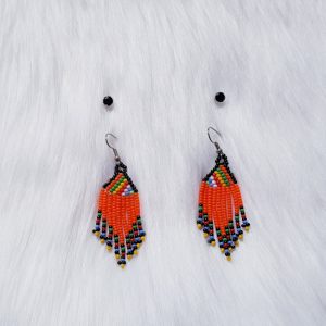 Beaded Drops With Studs
