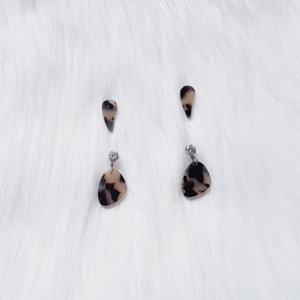 Black Acrylic With Studs