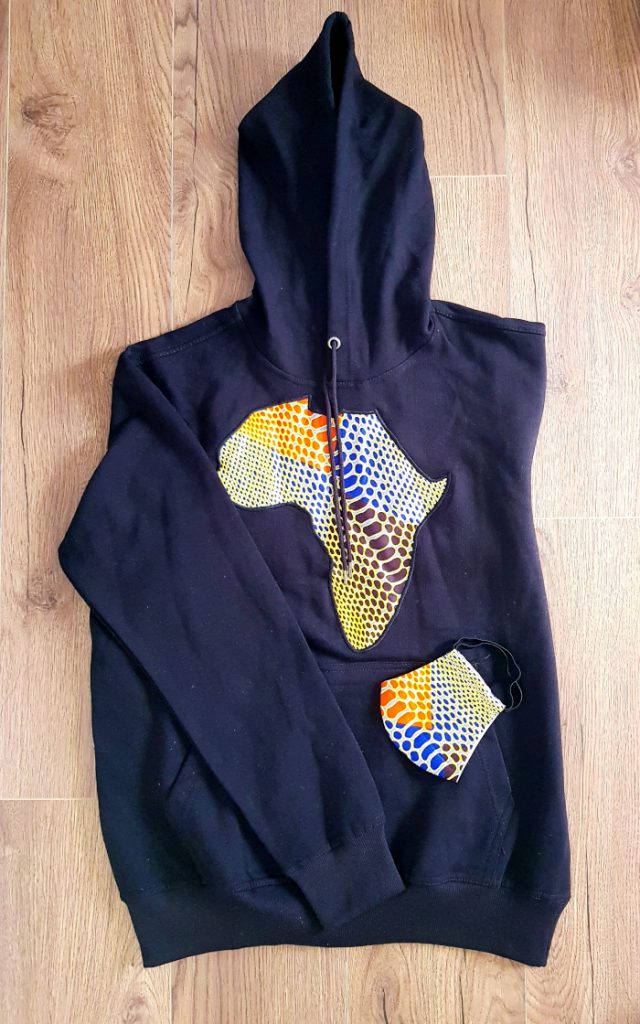 Black hoodie + mask Lebold Lifestyle Creations