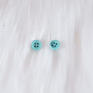 Acrylic Button Earrings