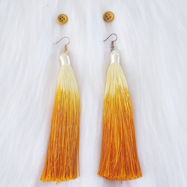 Ombre tassel & stud